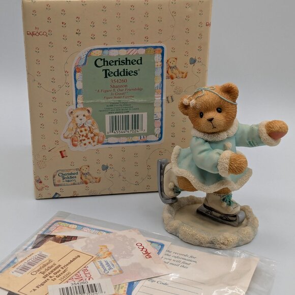 Cherished Teddies Shannon "A Figure 8 Our Friendship is Great" (354260) 1998 - Picture 2 of 10